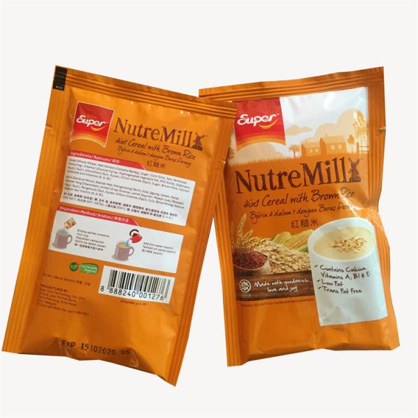 3 side seal seasoning powder sachet flavouring packaging plastic film/custom