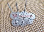 Adhesive Round Base Insulation Hangers Galvanized Steel