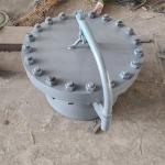 NXF Galvanized Carbon Steel Quick Opening Circular Manhole Cover Drain Hole