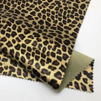 Buy cheap Leopard Print Garment PU Leather Water Resistant 0.6mm Thickness Customized product