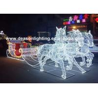 Buy cheap christmas horse lighted carriage product