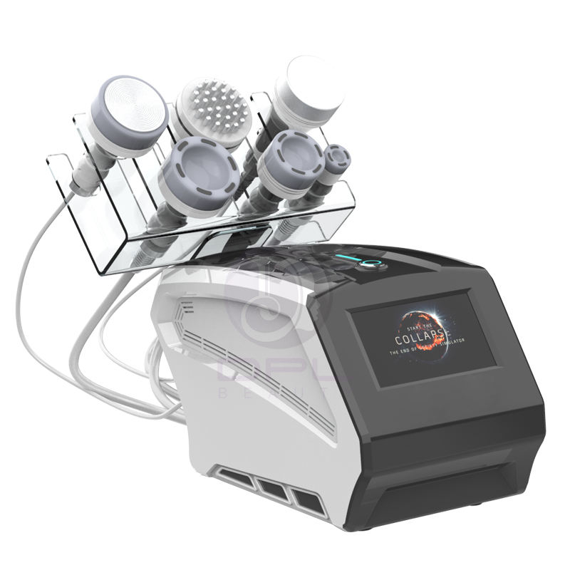6 in 1 Ultrasound Lipocavitation Rf Fat Burning Machine Cavitation Machine 80k Ultrasound Cavitation Ems Body Slimming Massager