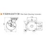 Buy cheap 4 Inch Heavy Duty Casters 750kg Load Plate Mount Caster Wheels 784-26 from wholesalers