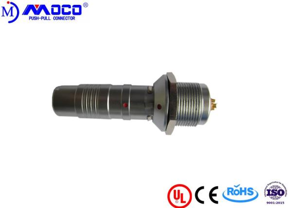 Buy cheap M14 9 Pin Waterproof Connector , Chrome Plated Brass Watertight Wire Connectors from wholesalers