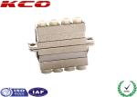 OM3 LC Fiber Optic Adapter 4 Ways Single Mode IEC Standards Customized