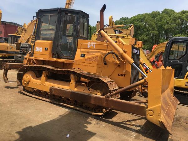 Buy cheap CE Yellow Crawler 12km/H D6G Used CAT Bulldozer from wholesalers