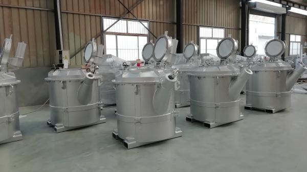 Buy cheap 0.5T Silver Molten Aluminum Transfer Ladles Forklift Aluminum Heat Transfer from wholesalers
