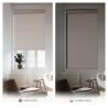 Buy cheap 100% Polyester Semi Blackout Roman Roller Shades For Window Treatment from wholesalers
