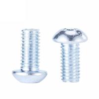 Buy cheap White Pan Head Screws Grade 10.9 Coarse Thread Screws M3 General Purpose product