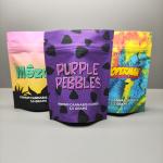Weed Soft Touch Mylar Bag Plastic Stand Up Pouches With Zipper