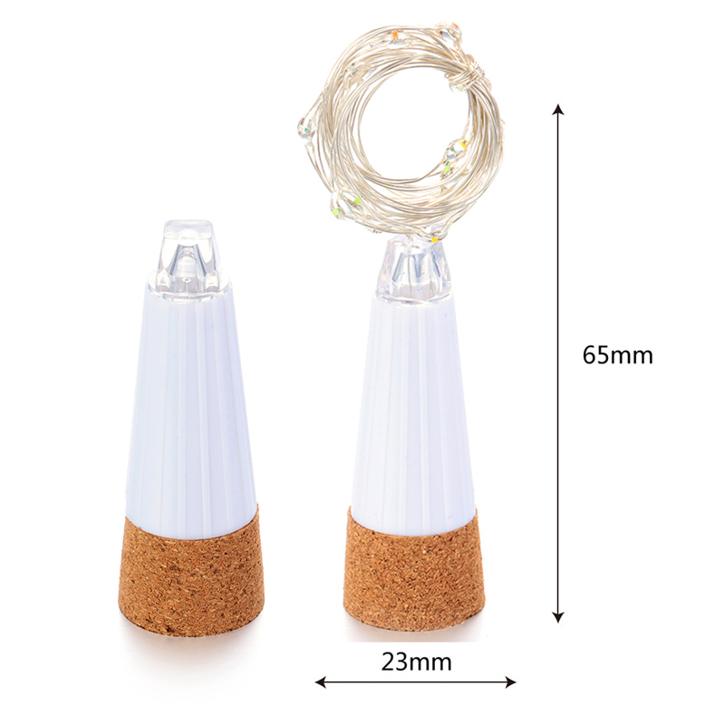 15 LEDs Cork Bottle Fairy Lights USB Rechargeable Copper Wire String Lights For Bedroom Room Home Wedding Party Decoration