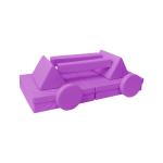 Toddler To Teen Playscape Couch 10PCS Micro-Suede Half Cylinder Playroom Sofa