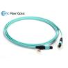 Buy cheap Ribbon Fiber Optic Cable Types SM OM3 12 Fiber MPO Female To MPO Female from wholesalers