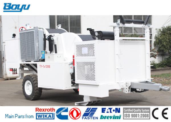 Buy cheap 120kn Hydraulic Cable Tensioner Power Line Stringing Equipment 97kw / 2500rpm Rated Power from wholesalers