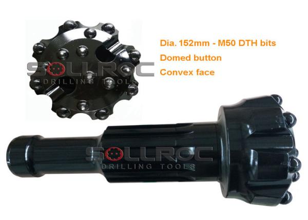Buy cheap 51/2" DTH Hammer Bits 140mm 152mm M50 Mission50 DTH Bit Rock Drill Bits from wholesalers