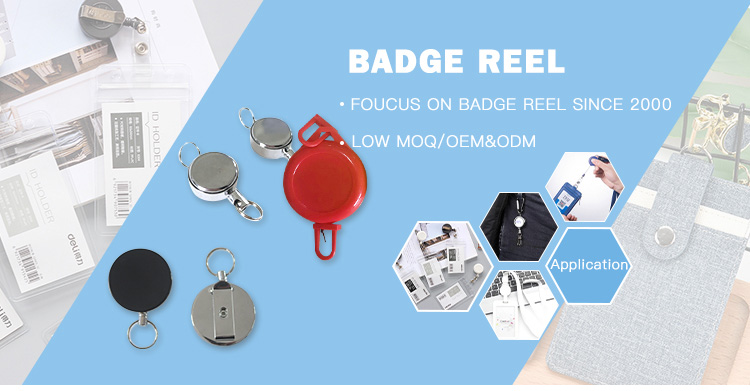Deyi Easy Pull Buckle Plastic Lanyard Card Holder