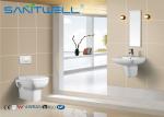 Bathroom Wall Hung Basin White Standing Ceramic Half Semi Pedestal Sink