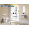 Buy cheap Bathroom Wall Hung Basin White Standing Ceramic Half Semi Pedestal Sink from wholesalers
