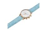 Leather Strap Alloy Ladies Wrist Watch Quartz Movt Stainless Steel Back Cover