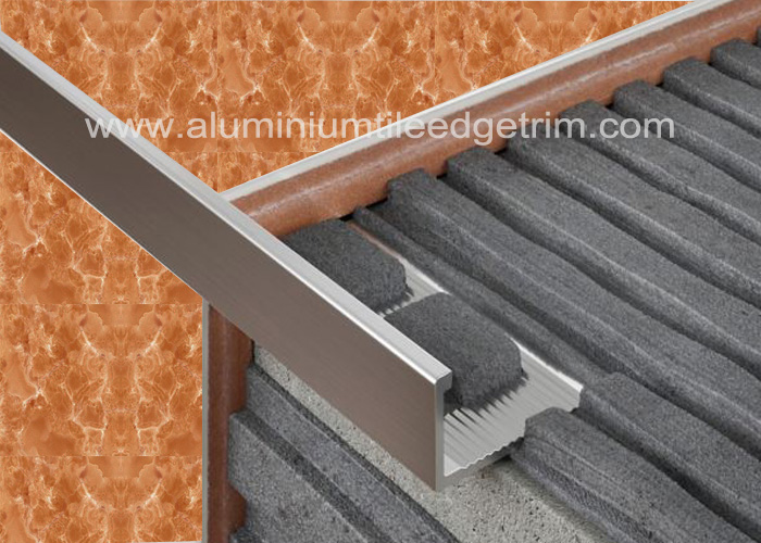 aluminium square edge tile trim for ceramic tile protection
