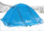 2 Person Orange PU3000MM Coated 210T Polyester Aluminum Frame Watertight Pop Up