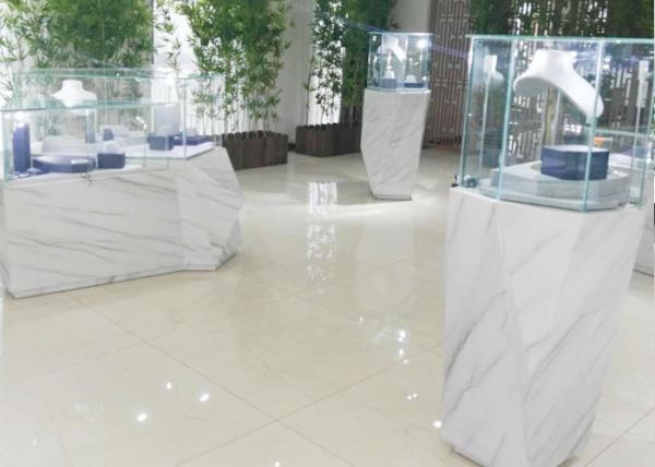 Buy cheap Wooden Glass Jewelry Showroom Display Cabinets Bizarre Style Design from wholesalers