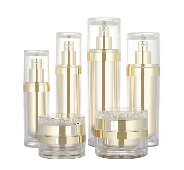 Buy cheap 30ml 50ml 100ml 120ml plastic acrylic beauty makeup cosmetic lotion bottle 50g luxury cream containers skincare set from wholesalers