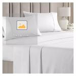 European and American Style 400TC Luxury Embroidered Duvet Cover Set for Queen