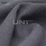 Black fusible interfacing Fabric Thermo Polyester Adhesive Bleach White