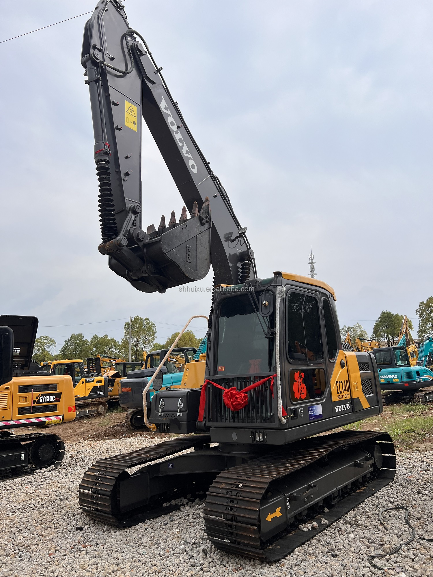 14000KG Used Excavator Second Hand Volvo 140 Excavators Machinery Repair Shops