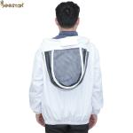 S-2XL Zippered Hood Beekeepers Protective Clothing Economic Type Bee Jacket