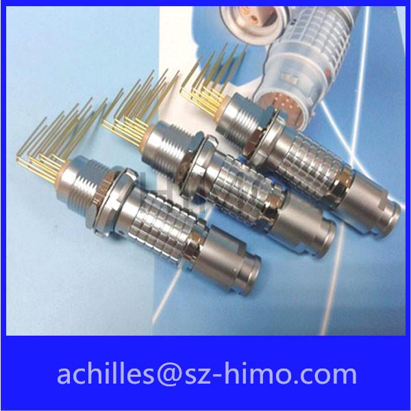 Buy cheap ip50 circular lemo connector wit pcb contact pin from wholesalers