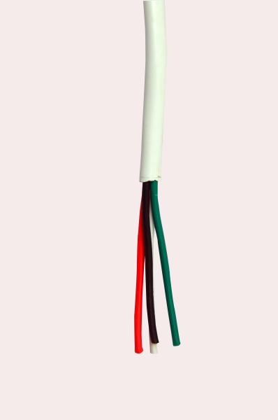 Buy cheap Security Cable Strabded Bare Copper 14AWG CL2R Riser Rate White Jacket from wholesalers