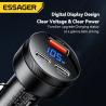 Buy cheap ESSAGER FSJ-008 Series 105W 3 Ports Fast USB Type C Car Charger from wholesalers