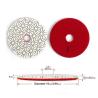 Buy cheap Wet Flexible Resin 4 Inch Grinder Polishing Pads 100mm from wholesalers