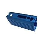 CNC Machining Aluminum Extrusion Profiles Printing Blue Non - Standard OEM
