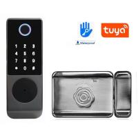 Buy cheap Aluminum Alloy Smart Rim Lock 60mm Fingerprint Code Door Lock product