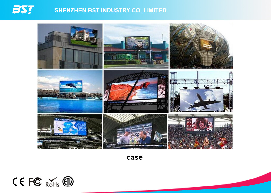 1/8 Scan P6 SMD3528 RGB 16bit Indoor Advertising Led Display 2000 Cd/M2