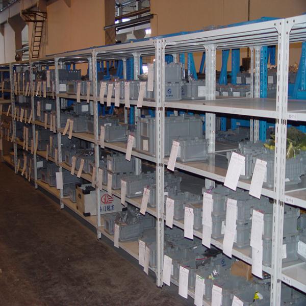Cold Rolled Steel Light Duty Shelving Space Saving Metal Shelves