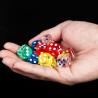 Buy cheap Acrylic Material Transparent Colored Dice 18 / 20MM For Amusement Room from wholesalers
