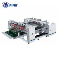 Buy cheap 14KW Carton Box Folder Gluer Machine Double Pieces 1300x1300mm product