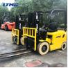 Buy cheap Dual Front Tires 2 Ton Electric Forklift , 6m 3 Stage Mast Forklift Machine from wholesalers