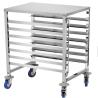 Buy cheap RK Bakeware China Foodservice NSF Restaurant Gn1/1 Bakery Food Trolley/Mobile Stainless Steel Trolley from wholesalers