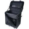 Buy cheap Stackable Adjustable Makeup Soft Trolley Case , Makeup Beauty Trolley Black Color from wholesalers