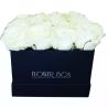 Buy cheap Luxury design cardboard round box preserved flower boxes with logo printing from wholesalers