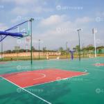 Eco-Friendly Shock-Absorbing Elastic Acrylic Court for Basketball Volleyball