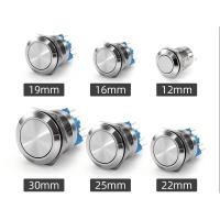 Buy cheap bonens 19mm Stainless Steel Momentary Self-reset 1NO Waterproof Metal Push product