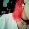 Buy cheap Punk Stainless Steel Stud Earring Men Cross Earring Fashion Tassels Crosses Body Piercing Jewelry Black from wholesalers
