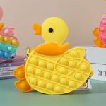 Pop Purse Bag For Kids Duck Popper Sensory Fidget Princess Toy Gifts ADHD
