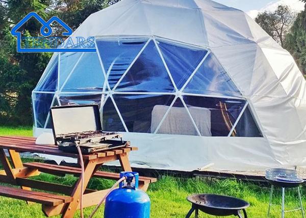 Buy cheap Event Dome Tent, Luxury Outdoor Geodesic Camping Tent,Commercial Dome Tent Glamping With Bathrooms from wholesalers
